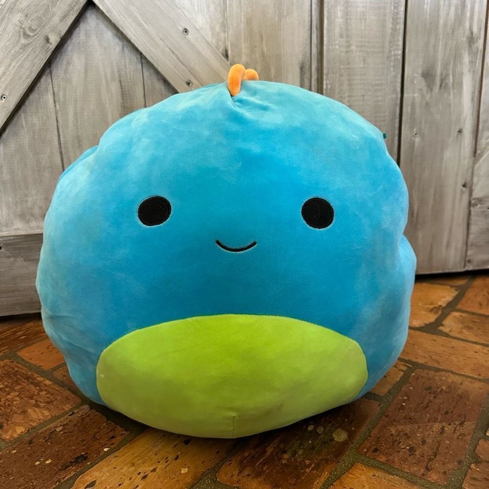 Squishmallows 16 inch Darex The Blue Dinosaur Stuffed Animal Plush